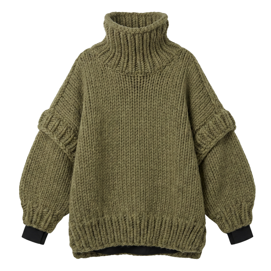 Dame Oversize Striktrøje | Blød Kvalitet
