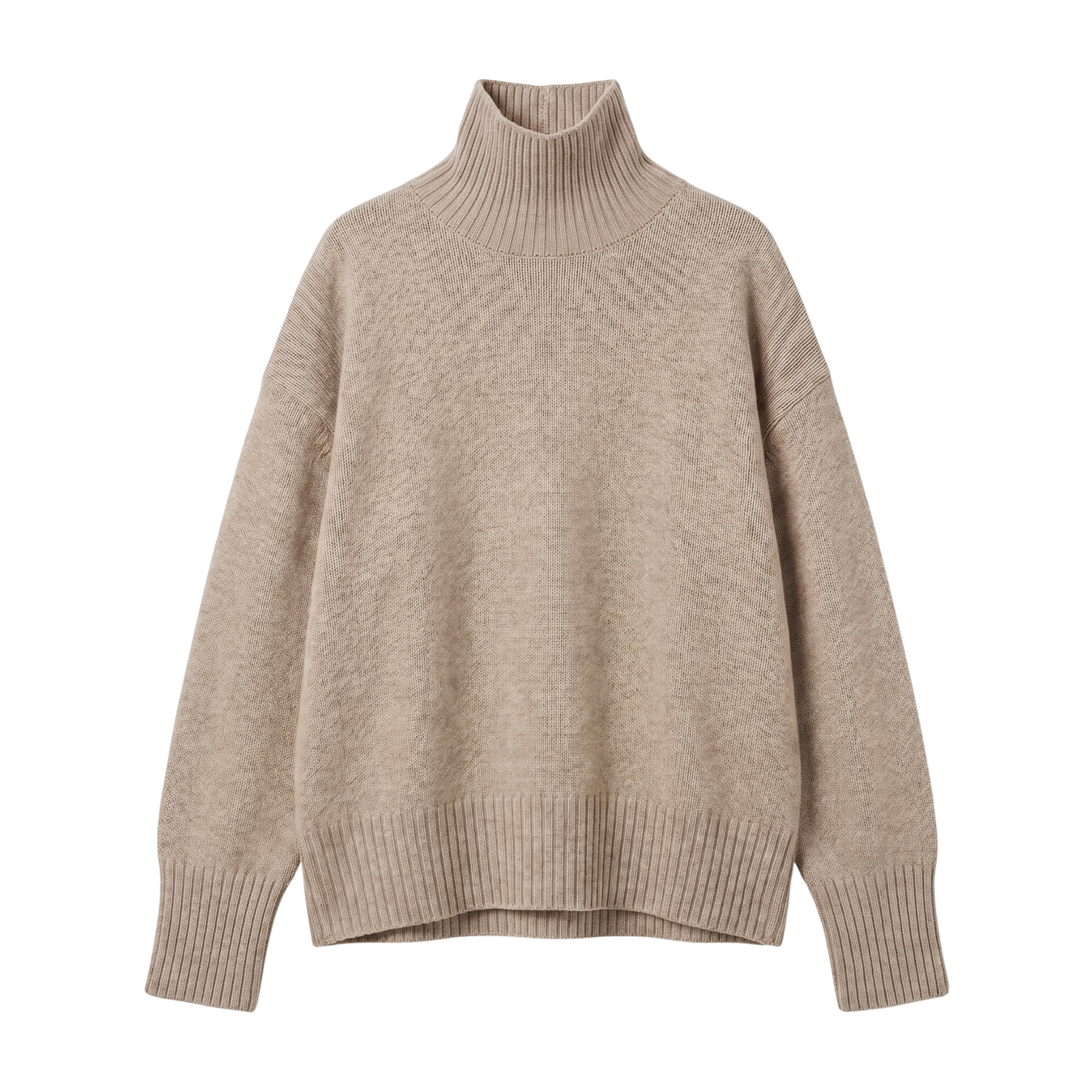 Kvinders Elegant Rullekrave Trøje | Tidløst Design