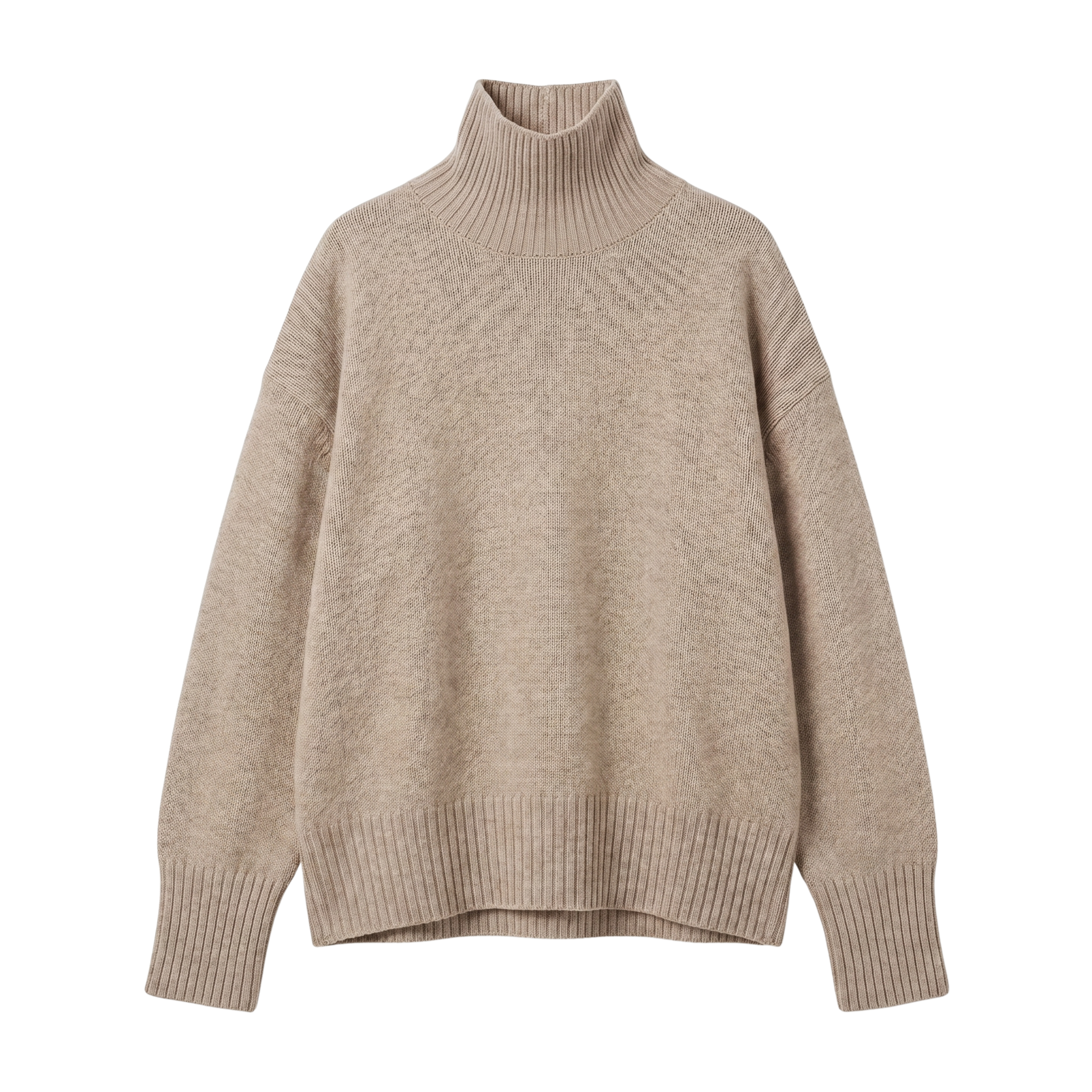 Kvinders Elegant Rullekrave Trøje | Tidløst Design