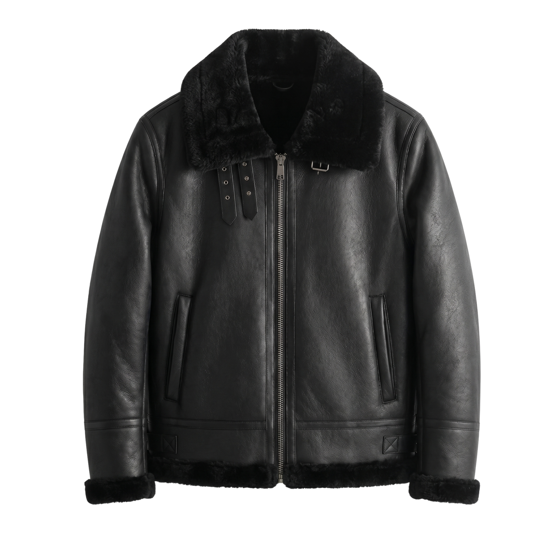 Herre Aviator Jakke med Varm Foring | Klassisk Pasform