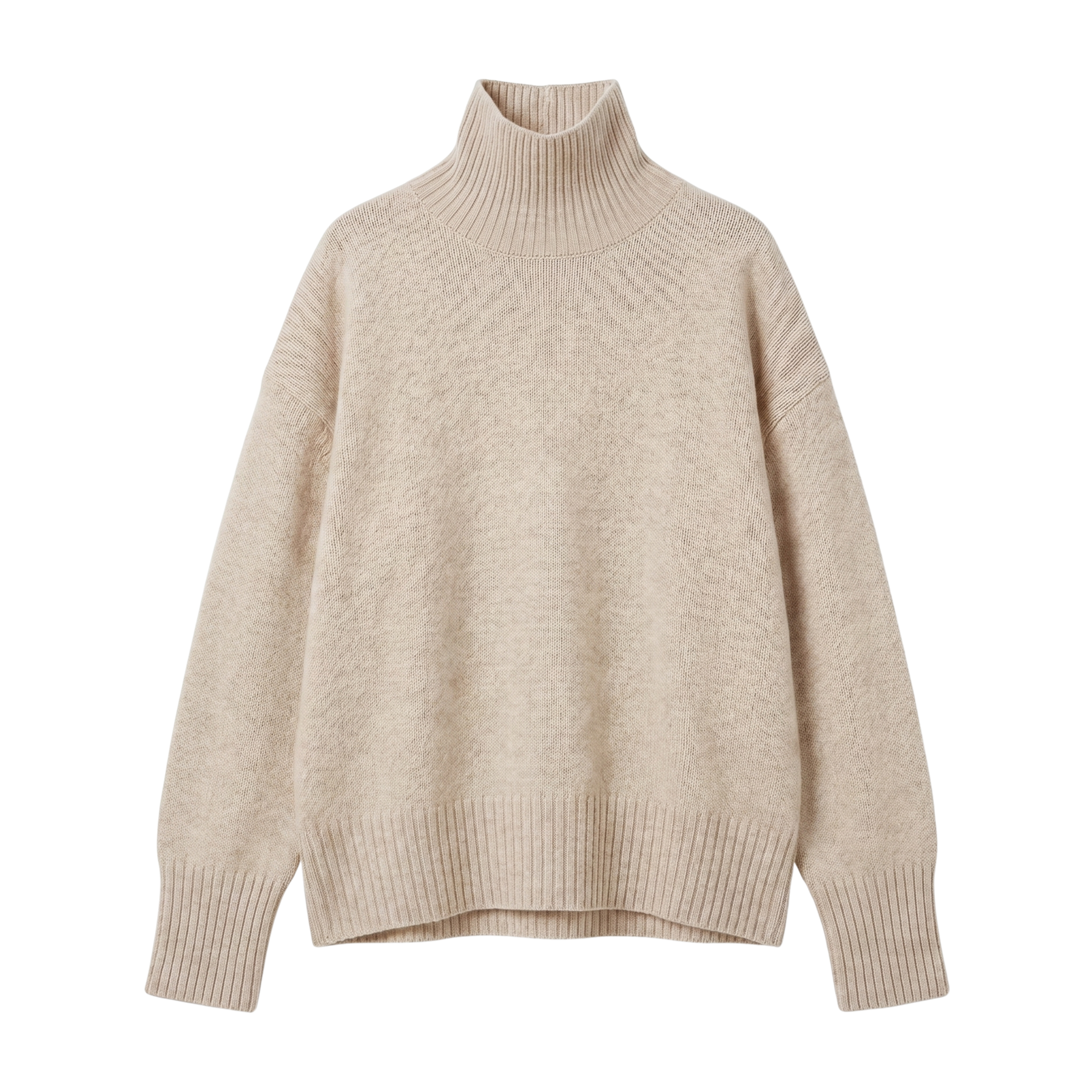 Kvinders Elegant Rullekrave Trøje | Tidløst Design